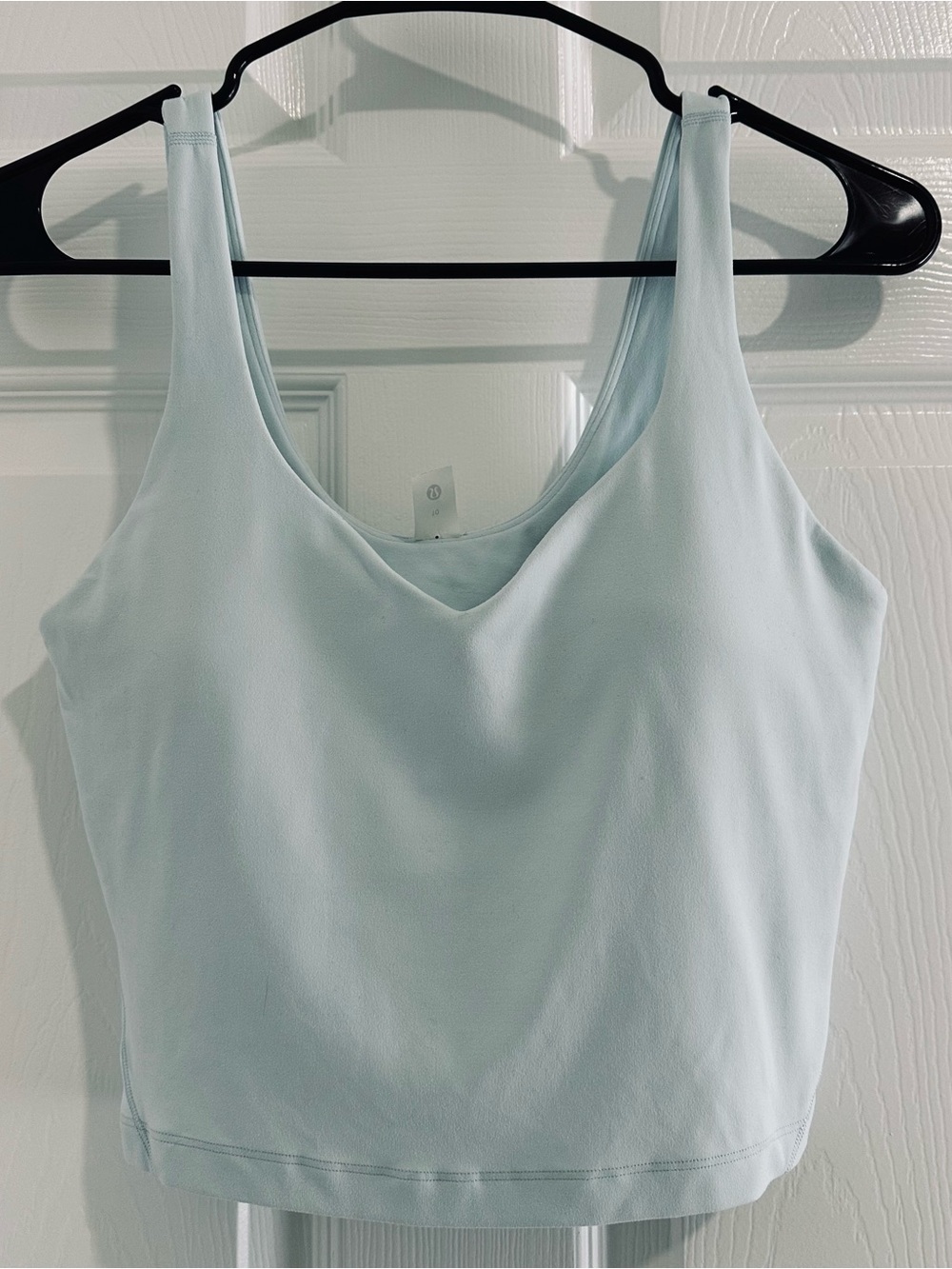 Lululemon Align Tank Top A/B Cup Sheer Blue Size 10